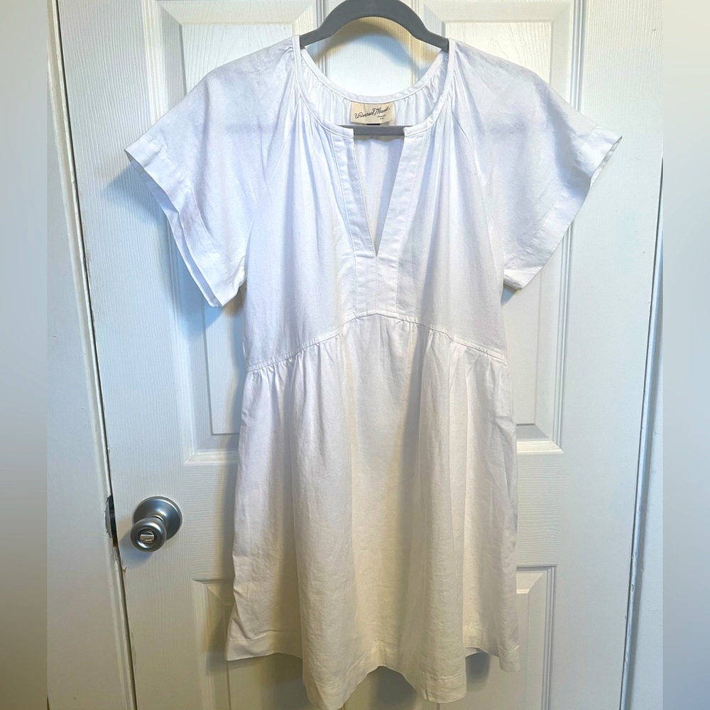 Universal Thread White Linen Dress